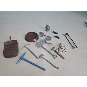 Vintage Pioneer Gold Mining Playset  Shovel Picax American Frontier Jonny West